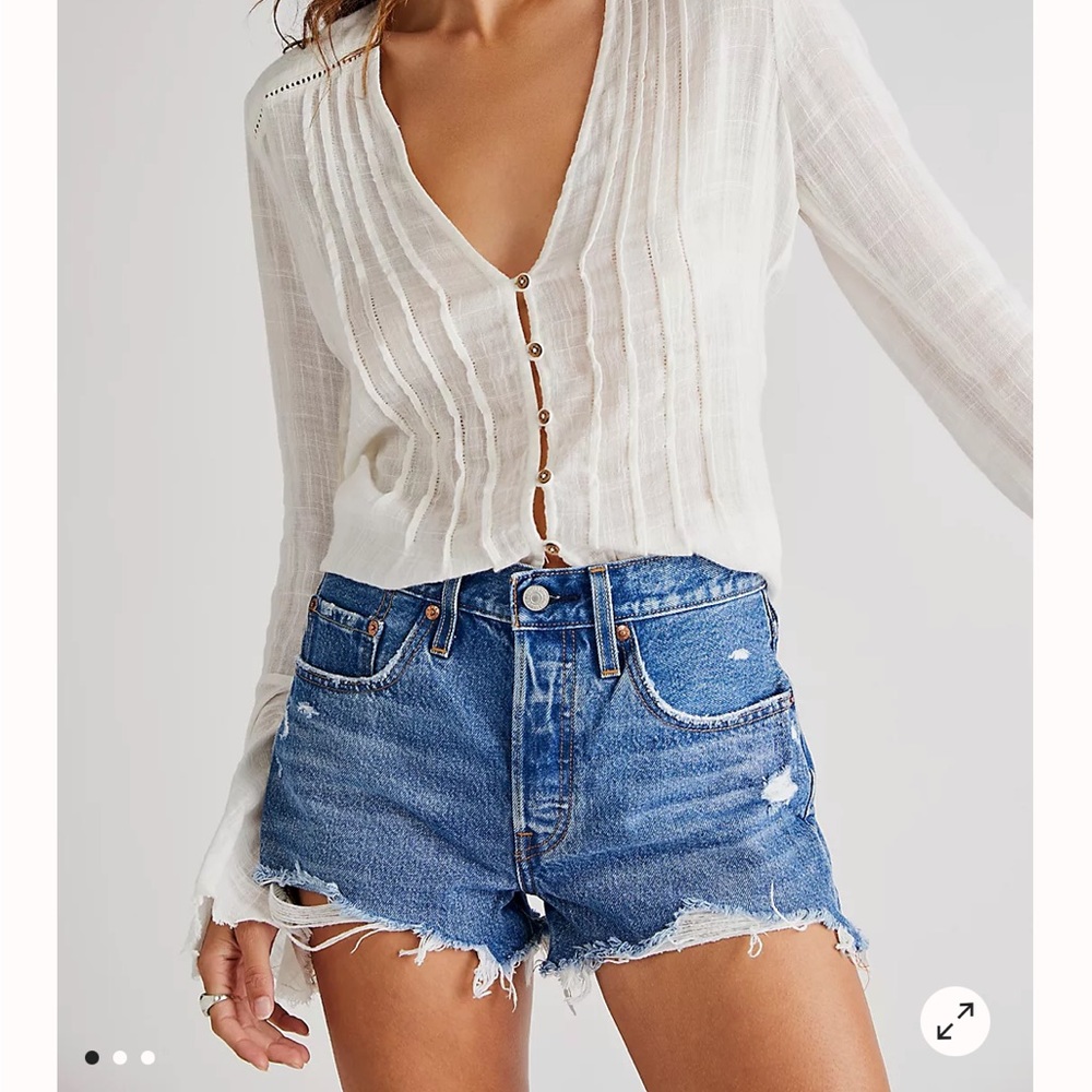 Levi’s 501 High-Rise Denim Shorts